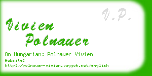 vivien polnauer business card